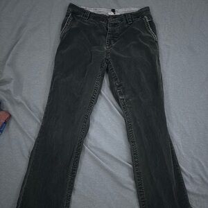 Hurley Men's Dark Gray Straight Jeans